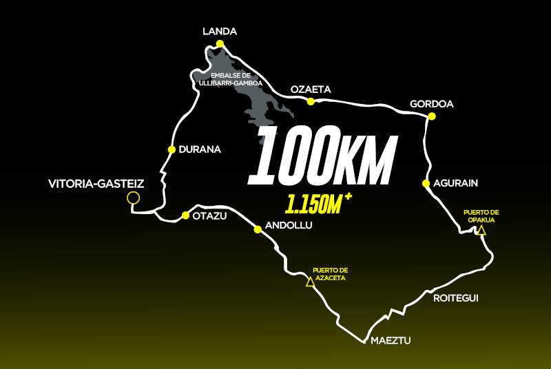 Prueba CICLOTURISTA VITORIA 2023 - Short course - 100Km