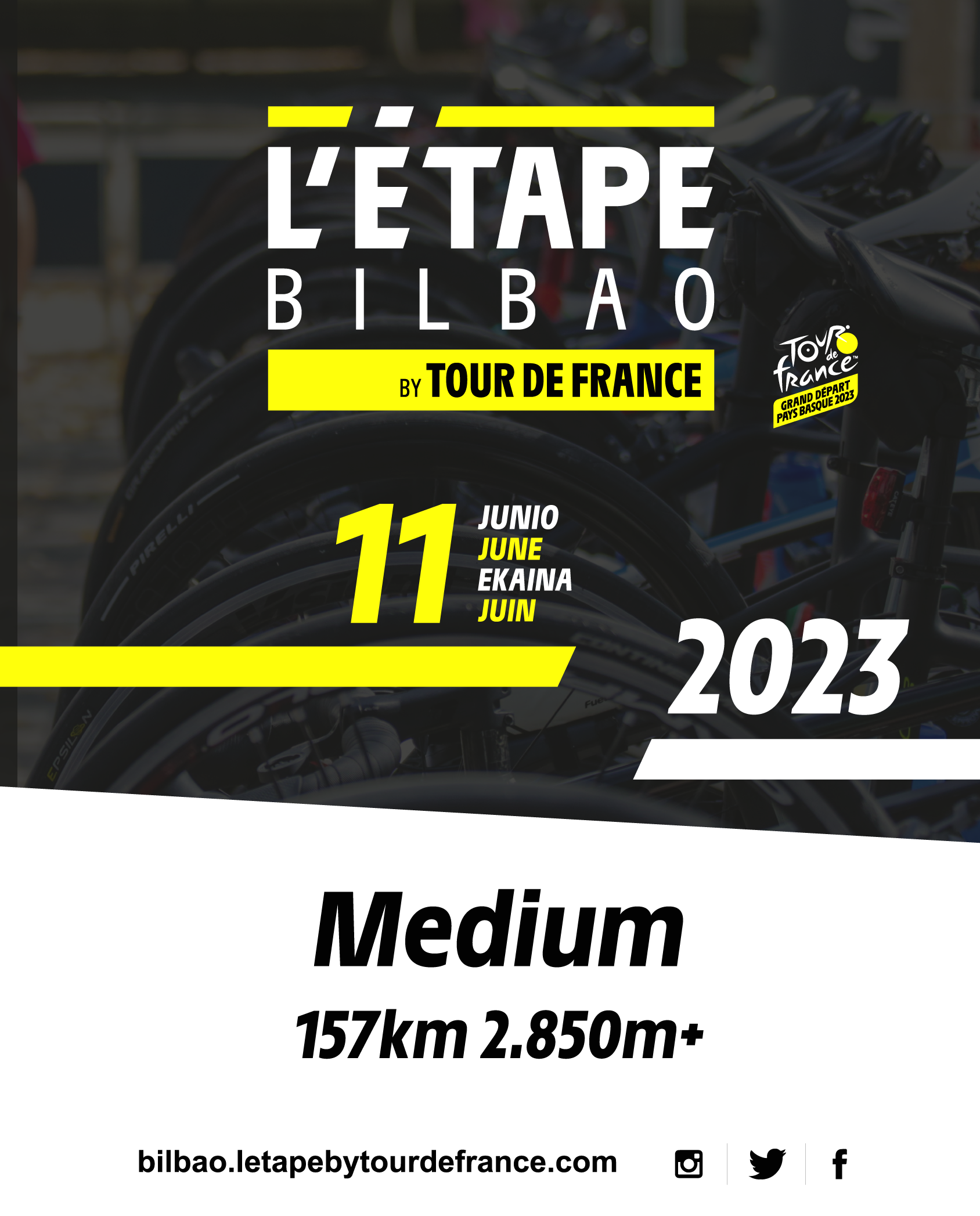 L'Étape Bilbao by Tour de France 2023 - L'etape Bilbao 2023 Medium (157km)